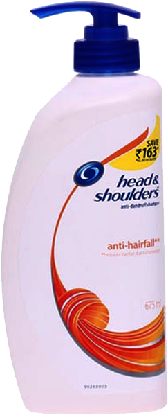 Head & Shoulders Anti Hairfall Shampoo 675ml (540x620), Png Download