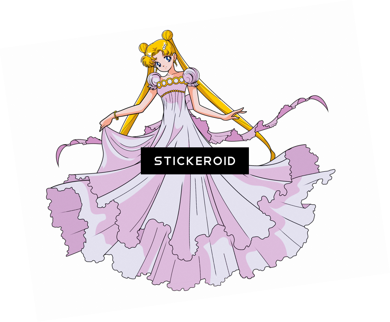 Sailor Moon - Sailor Moon Principessa (1299x1073), Png Download