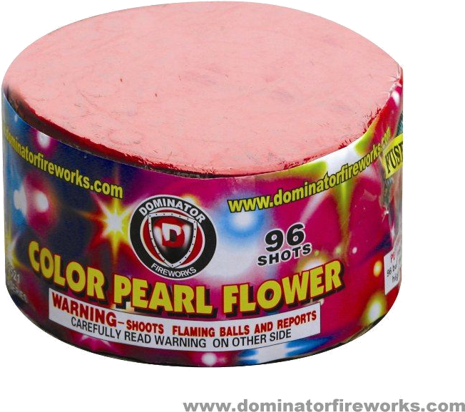 96 Shot Color Pearl Flower 4 Pack - Cake (702x633), Png Download