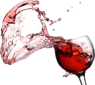 Remuer Vin Degustation Rapide - Spilt Wine (400x359), Png Download