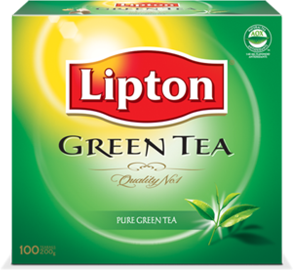 Green Tea Bags - Lipton Green Tea (600x600), Png Download