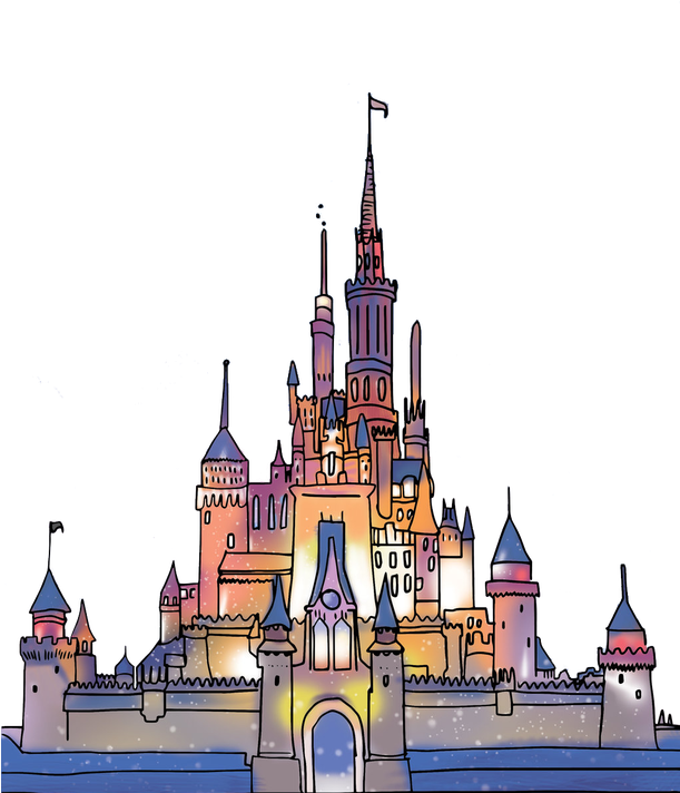 Casa, Castillo, Disney, Infancia, Mi, Princesas, Sueños (610x730), Png Download