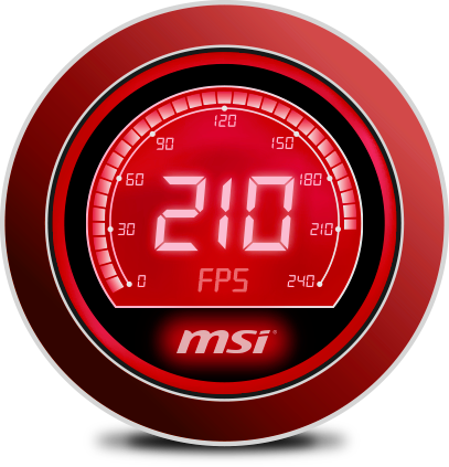 Msi Afterburner Kombustor Foreground - Speedometer (407x423), Png Download