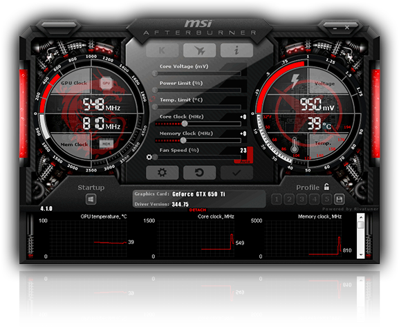 Msi Afterburner Userskins Foreground - Msi Afterburner (577x473), Png Download