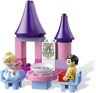 Cinderella's Castle - Lego Cinderella’s Castle 6154 (600x450), Png Download