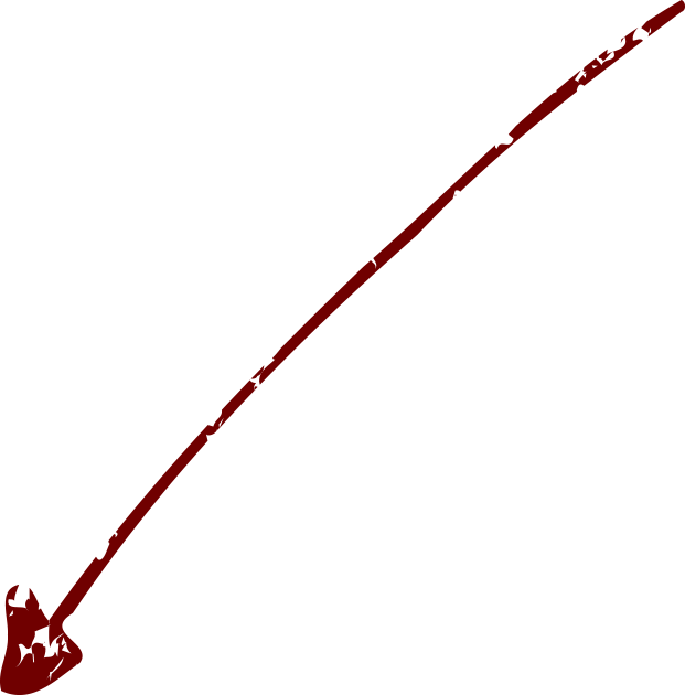 Stylized Arrow Pointing To A Part Of The Burger - Thermometer (621x630), Png Download