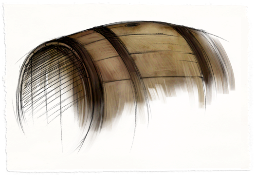 Tonneau Fût - Tonneau De Vin Design (522x359), Png Download