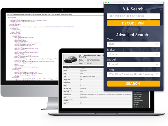 Vehicle Data & Vin Decoding - Vindecoder Software (600x450), Png Download