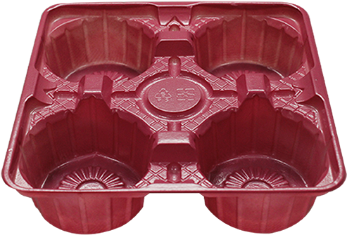 Plastic Cup Holder 4 Cups - Karat Plastic Cup Holder - 4 Cups (8oz - 24oz) - 1,000 (500x500), Png Download