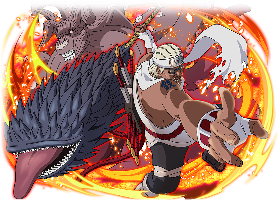 Killer Bee ~ Engraved Words - Naruto Blazing Killer Bee (1024x744), Png Download