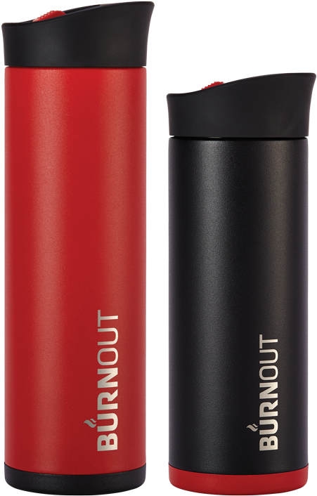 Lexo Burnout Temperature Regulating Travel Mug (600x786), Png Download