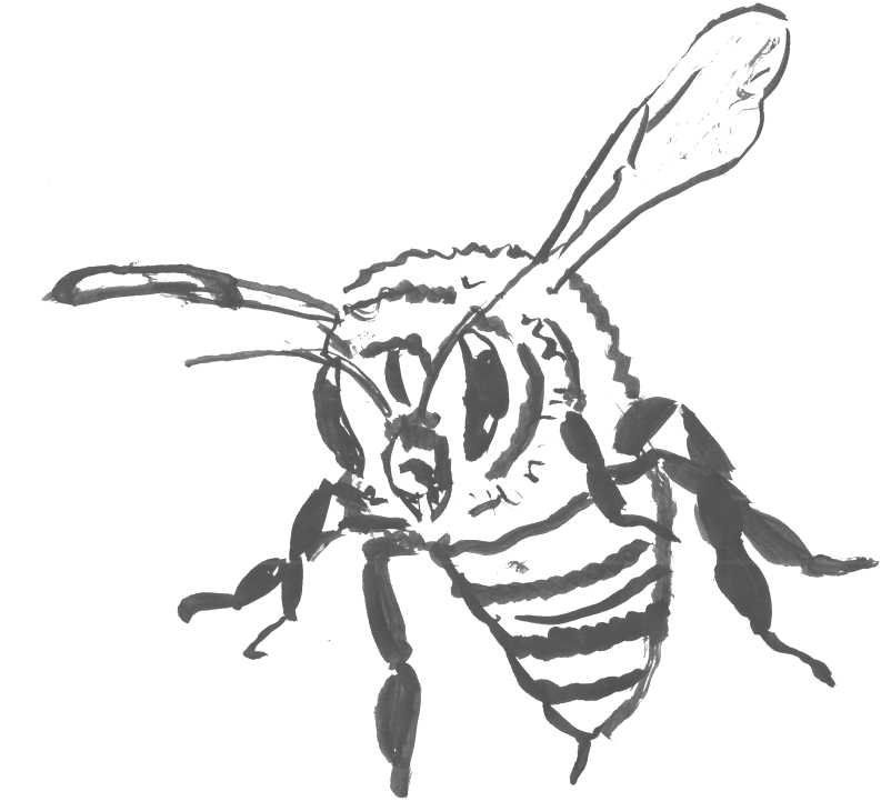 Killer Bee (1000x773), Png Download