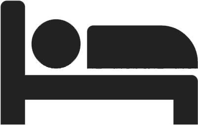 View/book Hotels - Bed Icon Png (690x460), Png Download