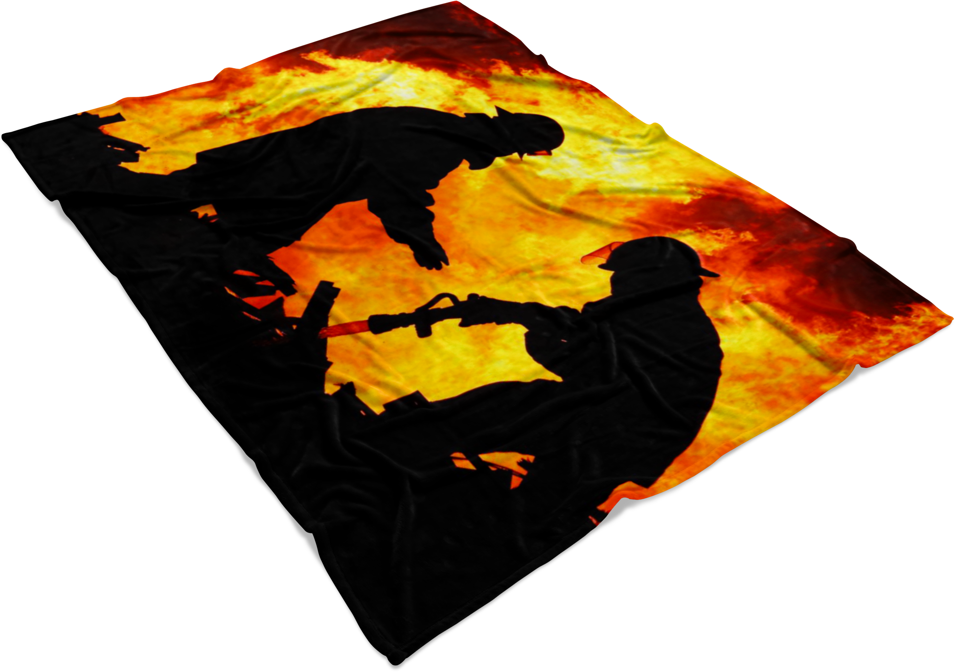 Putting Out The Fire Firefighter Blankets - Creative Arts (2000x2000), Png Download