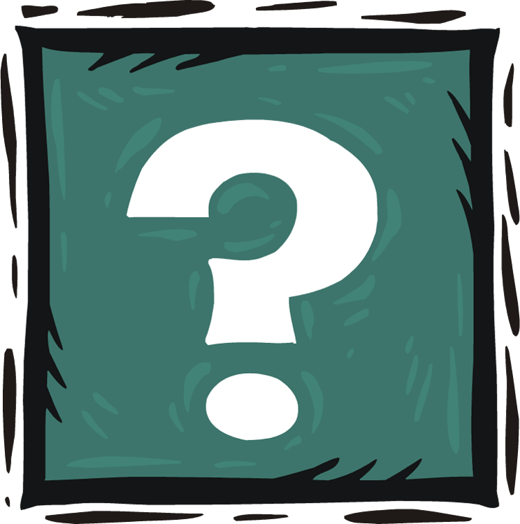 Ask A Rainmaker - Question Mark Card (744x750), Png Download