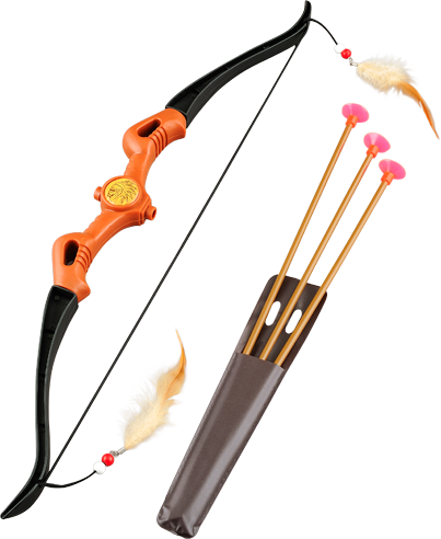 Bow And Arrow Set, Native American, , Large - Jousipyssy Lelu (403x492), Png Download