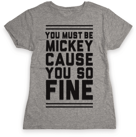 Must Be Mickey Womens T-shirt - Turtle Duck (484x484), Png Download