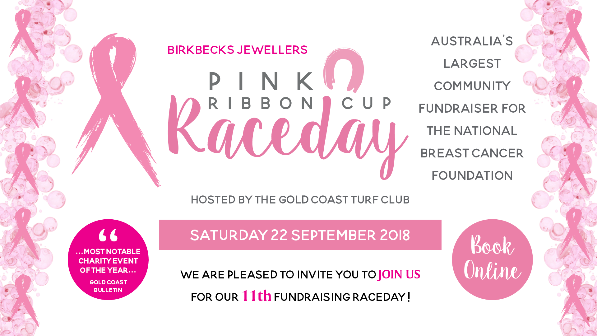 Event Centre Pink Ribbon Cup Raceday - Fibromyalgia Awareness Throw Blanket (1920x1080), Png Download