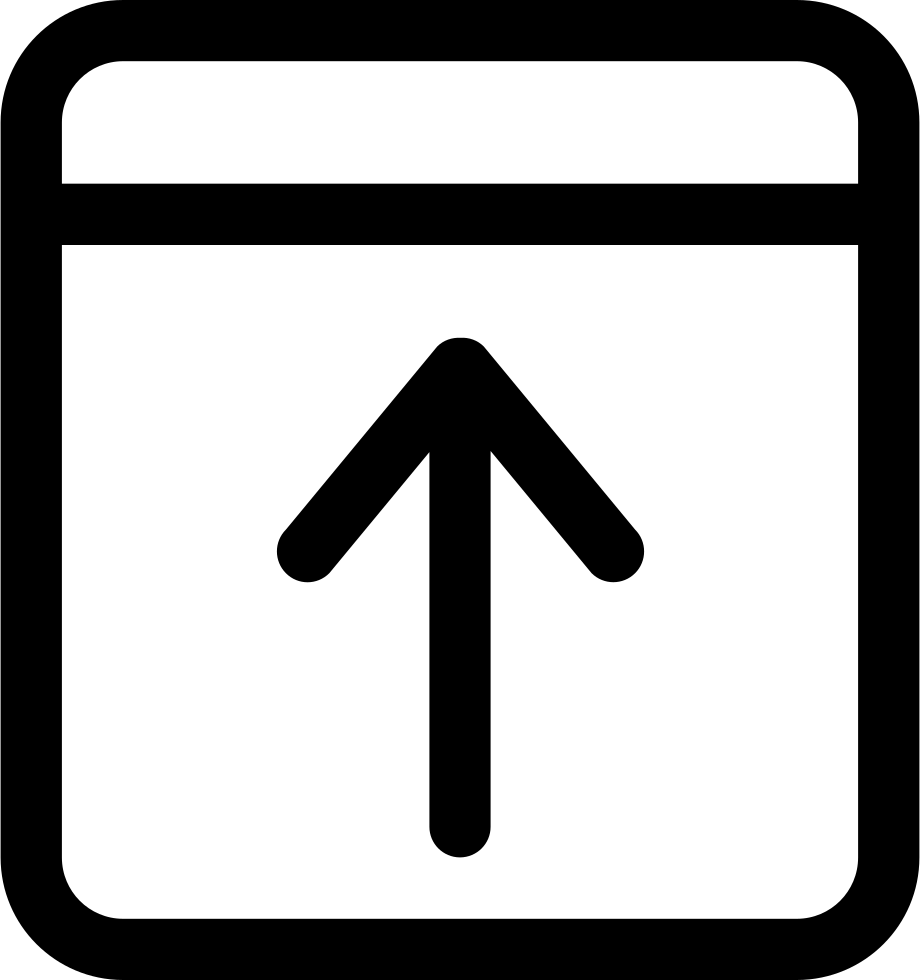 White Up Arrow Png - Task Manager Icon Png (920x980), Png Download