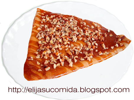 Crepas De Cajeta Con Nuez - Crepa De Cajeta Png (454x340), Png Download