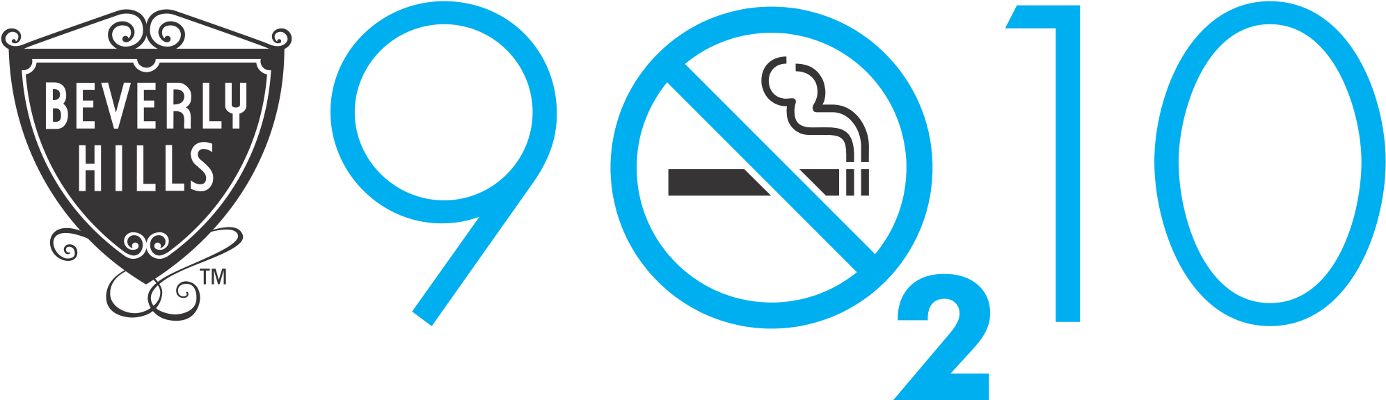 90210 Smoking Muh - Circle (2102x691), Png Download