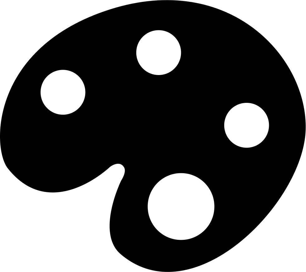 Artist Paint Palette Comments - Circle (981x870), Png Download