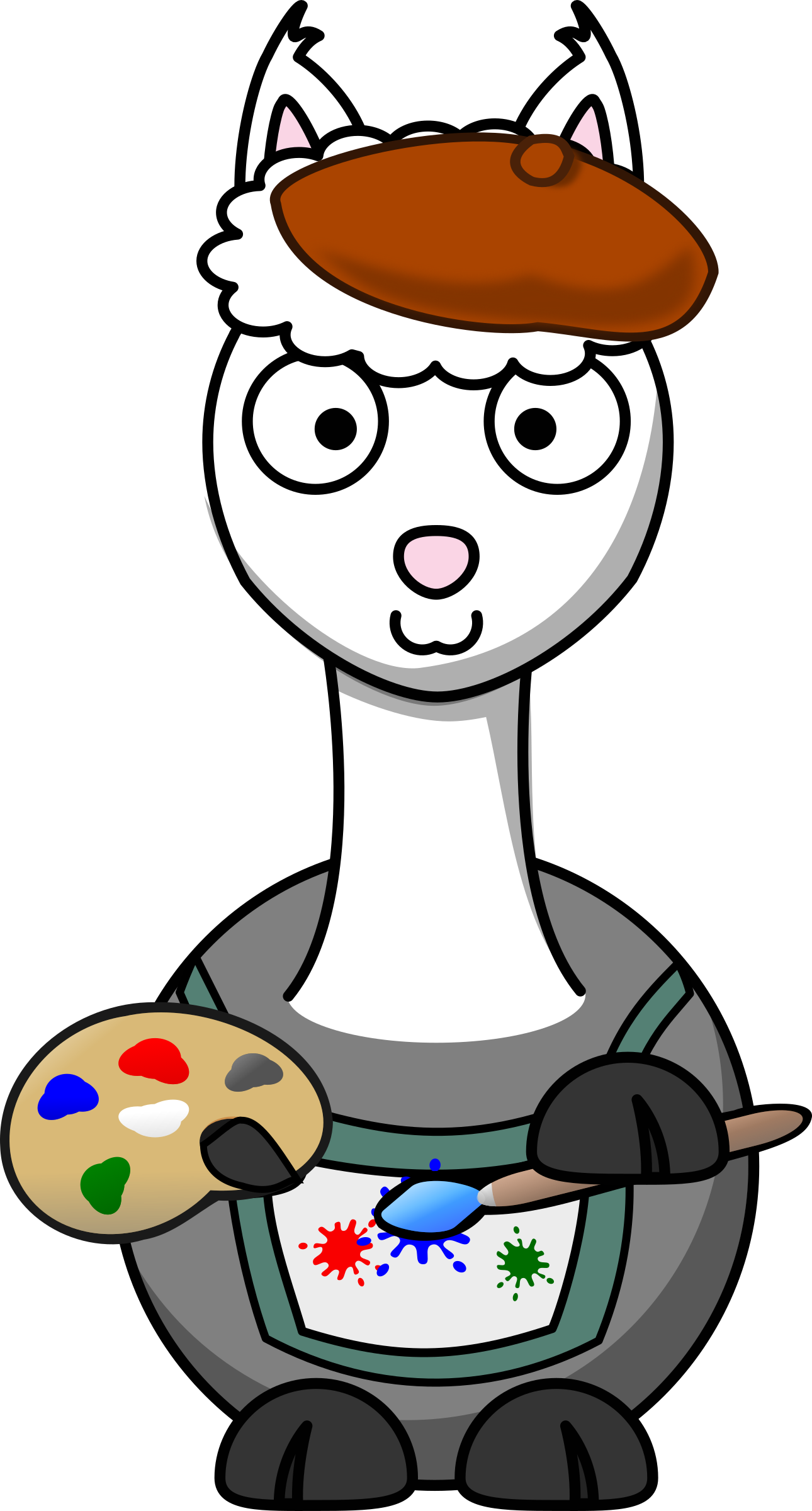 This Free Icons Png Design Of Alpaka Artist (1290x2400), Png Download