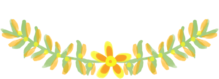 Clip Arts De Flores Y Plantillas Para Hacer Moodboards - Separador De Flores Png (852x298), Png Download