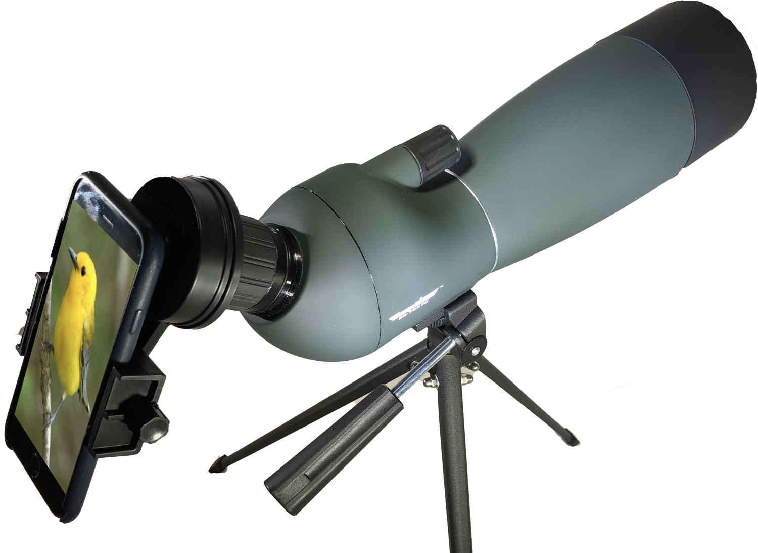 Target Shooting Spotting Scope, Angled 70mm Lens - Visionking 25-75x70 Maksutov Spotting Scope 100% Waterproof (1500x1093), Png Download