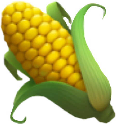 Corn Emoji (480x510), Png Download