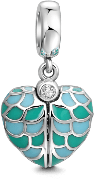 Love You Charm Soufeel Angel Heart (750x750), Png Download