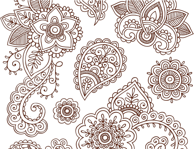 Download Mehndi Clipart Transparent Mehndi Vector Full Size Png Image Pngkit