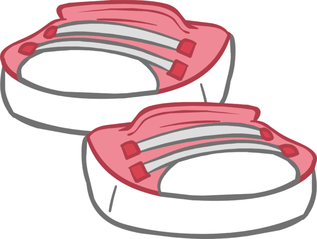Strawberry Sneakers Icon - Shoe (636x480), Png Download