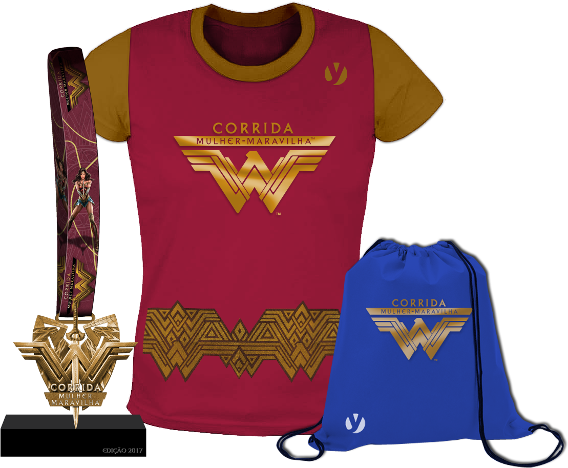 Corrida Mulher Maravilha - Corrida Mulher Maravilha Medalha (1514x990), Png Download