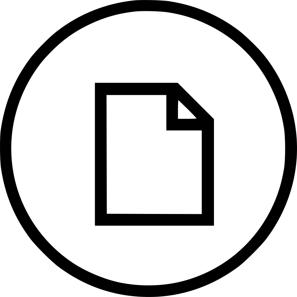 New File Document Doc Blank Layer Comments - Icon (980x980), Png Download