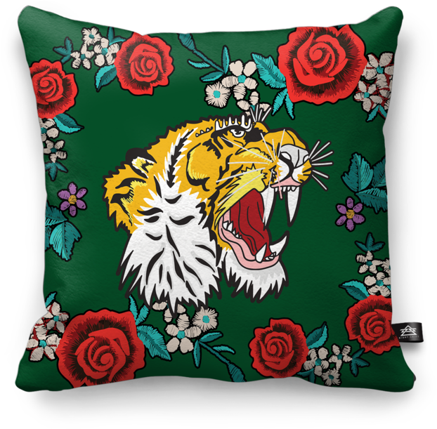 Gucci Gang Luxurious Tigers Pillows Bedding Night Shift - Transparent Gucci Pillows (720x720), Png Download