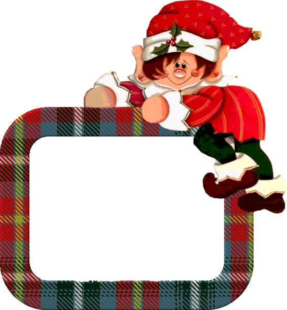 Marcos Navideños Para Escribir En Ellos (566x611), Png Download