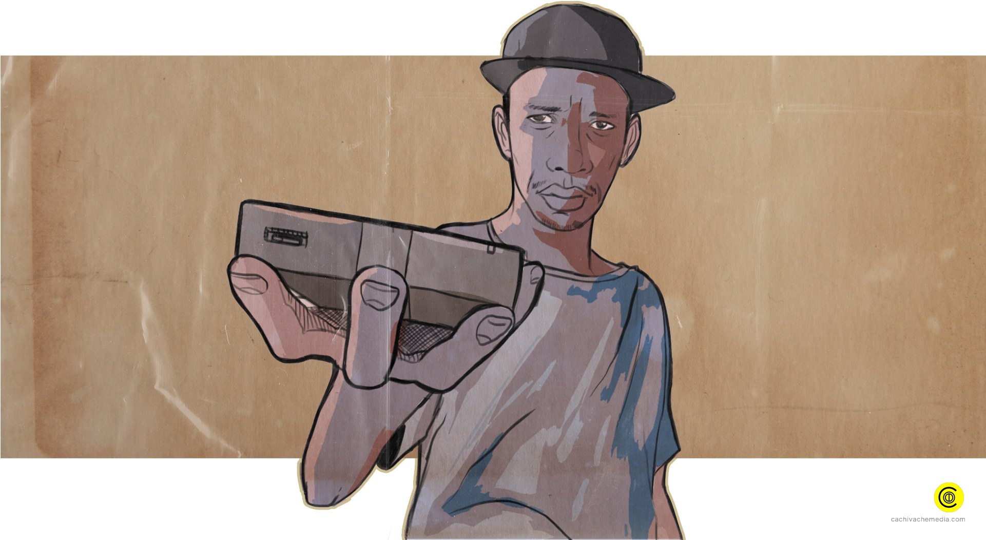 El Hombre Detrás De El Paquete - Parcel (1920x1080), Png Download