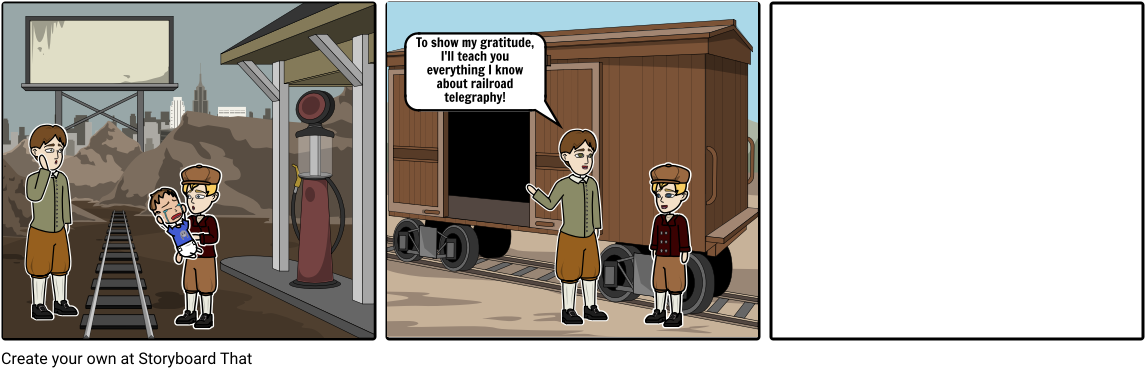 Thomas Edison - Storyboard (1164x385), Png Download