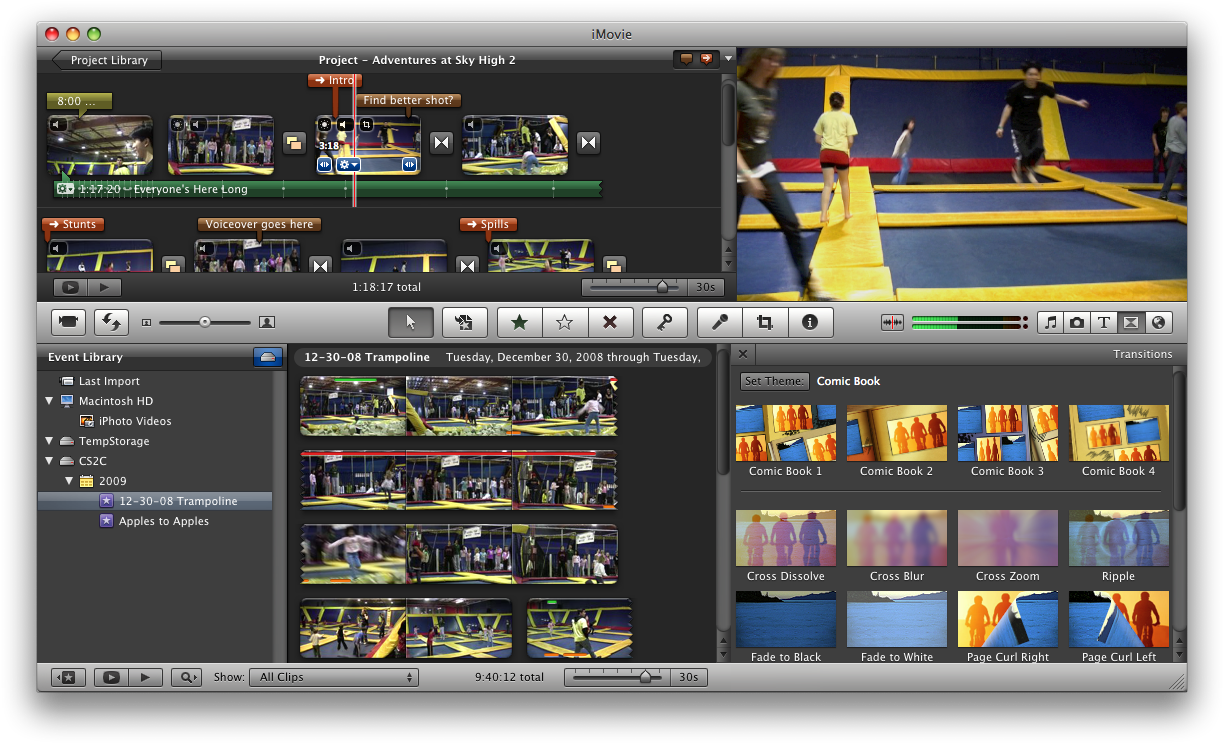 Edit & Produce - Imovie Video Editor (1230x750), Png Download