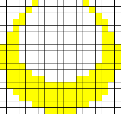 Sailor Moon Symbol Perler Bead Pattern / Bead Sprite - Moon Perler Bead Patterns (400x379), Png Download
