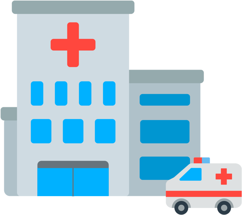 The Clinic Provides Free Ultrasound Services To Pregnant - Emoji Ospedale (1000x891), Png Download
