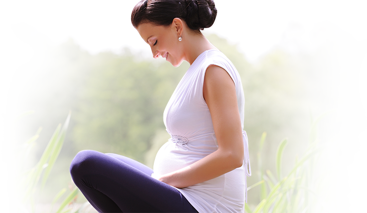 And Diabetes - Pregnant Lady Garbh Sanskar (732x425), Png Download