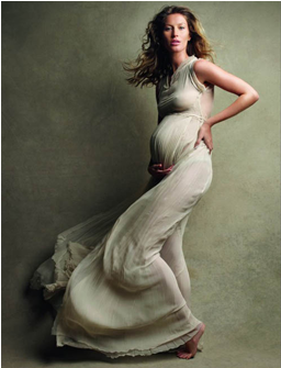 Useevening Gowns Pregnant Women - Gisele Bundchen (466x334), Png Download