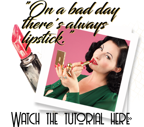 Dita Von Teese Be Inspired By Make-up Tutorials, Dita - Flyer (500x500), Png Download