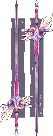 Weapon Adopt 21 By Epic-soldier On Deviantart - Red Sword Adoptable (351x592), Png Download