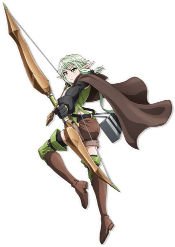 Https - //static - Tvtropes - Org/pmwiki/pub/images/ - Goblin Slayer High Elf Archer (350x495), Png Download