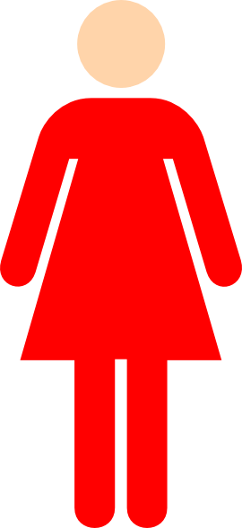 How To Set Use Women Symbol Clipart - Man And Woman (270x589), Png Download