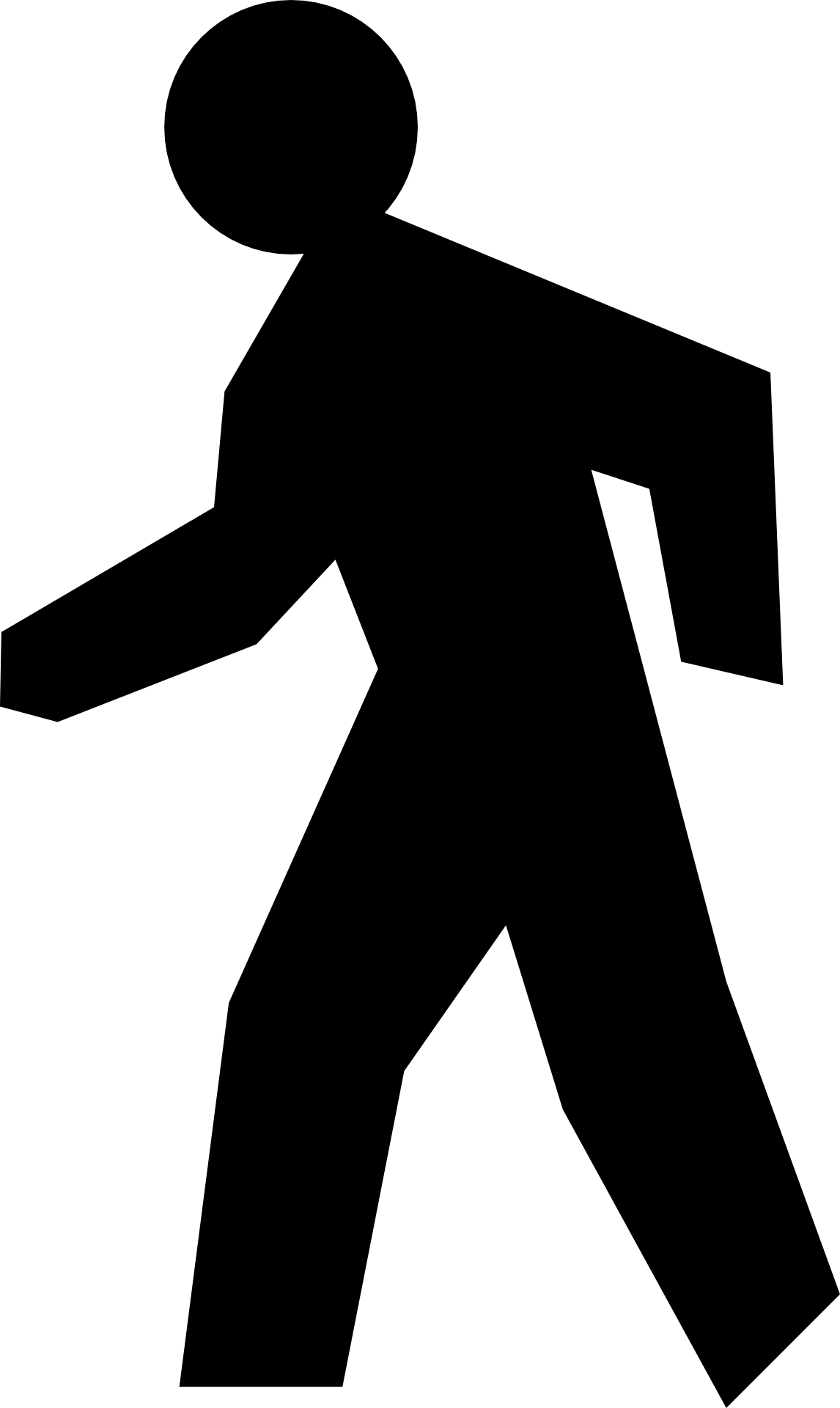 Walking Stick Stick Figure - Walking Stick Figure (1146x1920), Png Download
