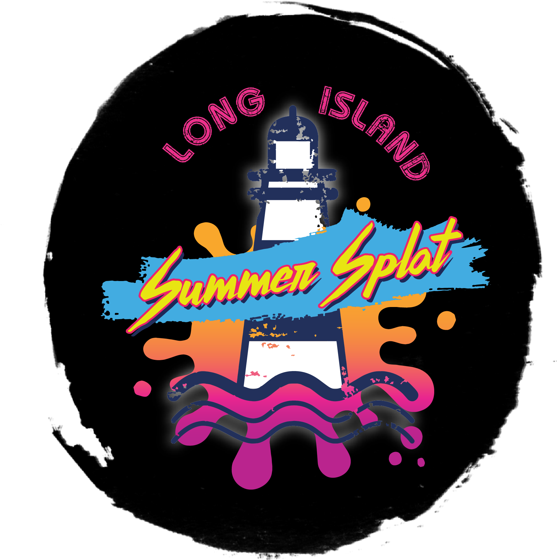 Long Island Summer Splat - Long Island Splat (2501x2501), Png Download
